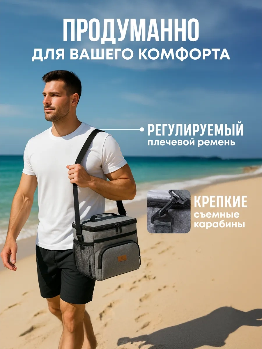 Termo Çantalı Soğutucu Çanta 392542651 Gri