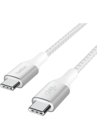 Belkin CAB015BT1MWH Boostcharge USB-C To USB-C 240 W Güç Kablosu 1 M