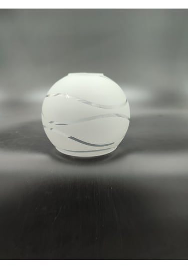 Küçük Avize Camı.suyolu,beyaz Çap:10.00cm-duy Yuvası:3.00cm E.14 Süt Beyaz