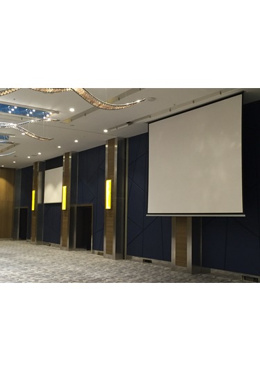 Sanper 400x300 Cm Motorlu Projeksiyon Perdesi