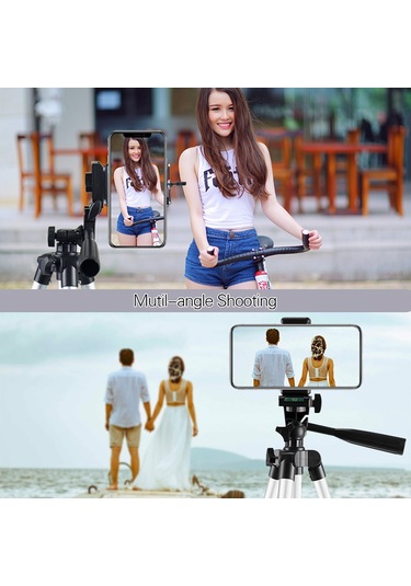 Geeksen Yüksekliği Ayarlanabilir 150cm Hafif Tripod, Seyahat Ve Video Çekimleri İçin Taşınabilir, 20 Adet/kutu
