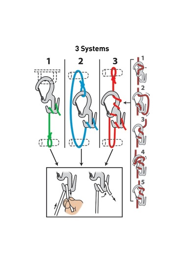 Nite Ize Figure 9 Halatlı Küçük Karabina 2Li Paket Çok Renkli