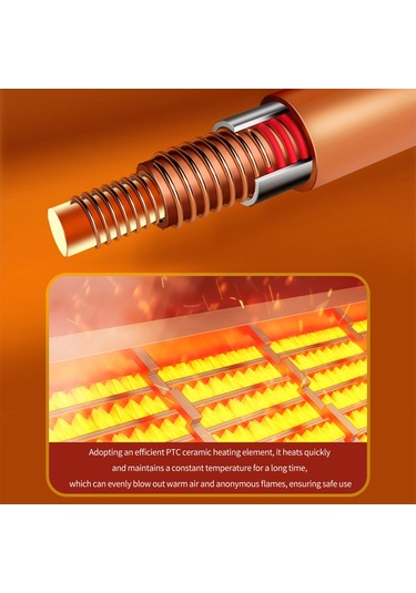 Folinda 12v Araba Isıtıcı 120w Büyük Güçlü Kışlık Buğu/buz Temizleyici Soğuk/sıcak Hava Çift Mod 2 Seviye Ayar Siyah-kırmızı