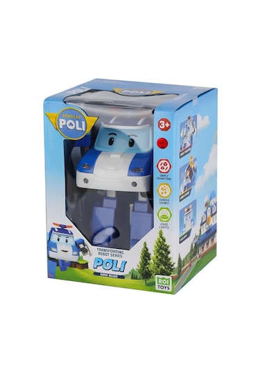 Polı Mrt-685 Sesli Ve Işıklı Robocar Poli Büyük Transforming Robot Poli Standart