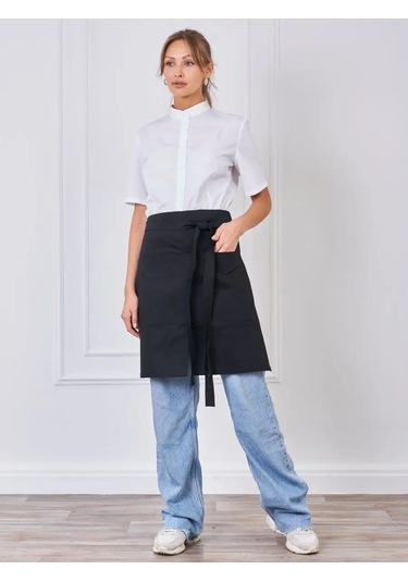 Ditexform Asistan İçin Önlük Aşçı Önlüğü 122612245 Siyah