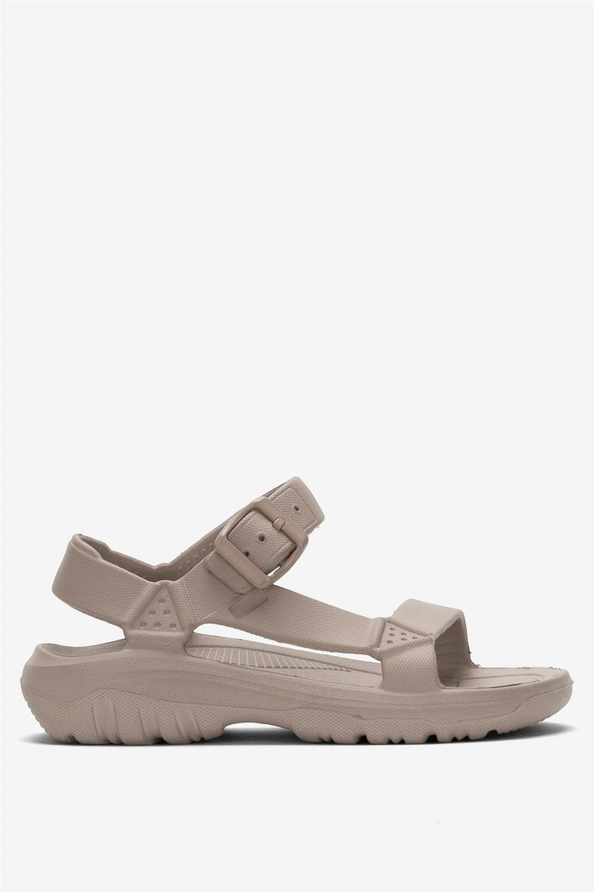 Unisex Eva Spor Kaymaz Yürüyüş Sandaleti Vizon Vizon