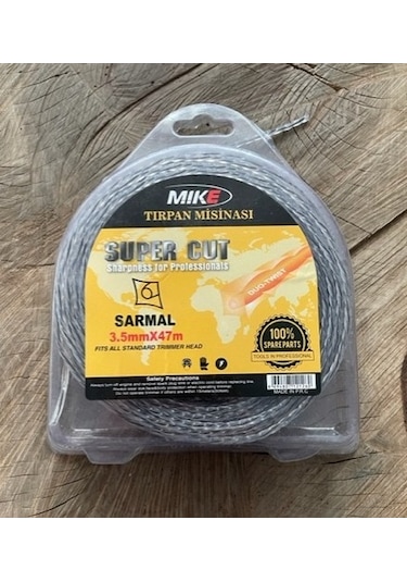 Mıke Misina Tırpan Misinası Örümcek Kafa Misinası 3,5mm Telli Misina 47mt
