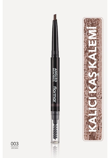 Flormar Kaş Kalemi & Fırçası - Angled Brow Pencil Brown 8690604572052