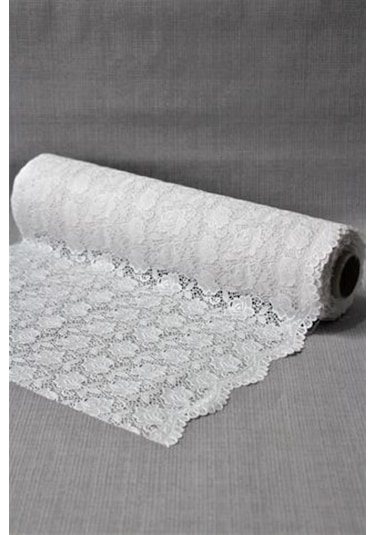 Pvc Dantel Kaymaz Raf Dolap Ve Çekmece Örtüsü - Büyük Gül 001