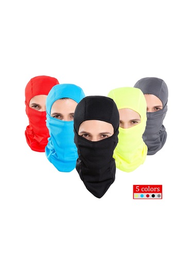 Yuntech01 Sarı Outdoor Bisiklet Maskesi - Poliester Ağı Dokusu, Rüzgar Engeli, Hızlı Kuruyan, Multifonksiyonel Spor Koruması Sarı