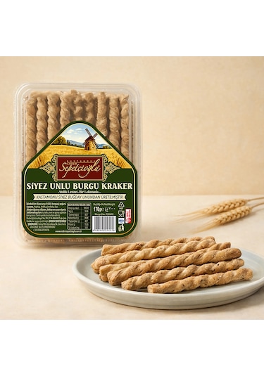Erdem Sepetçioğlu Siyez Unlu Burgu Kraker 170 G