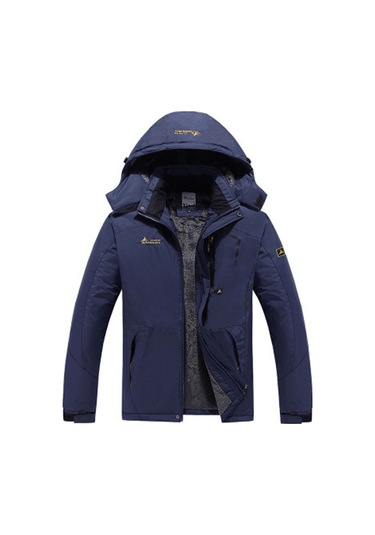Erkek Outdoor Mont Kayak Dağcılık Montu Açık Mavi Açık Mavi