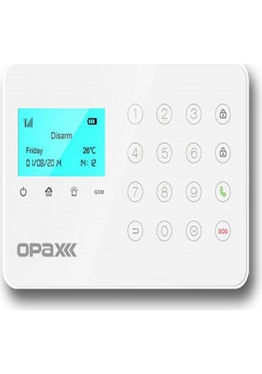 Opax Ard-575 Gprs/Wıfı Kablolu/Kablosuz Alarm Paneli Ve Bgr-09