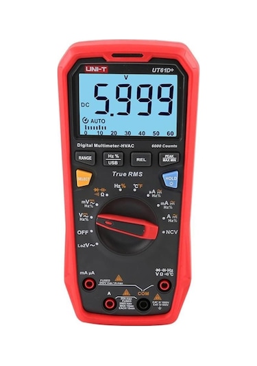 Unit Ut 61d+ 1000v True Rms Dijital Multimetre