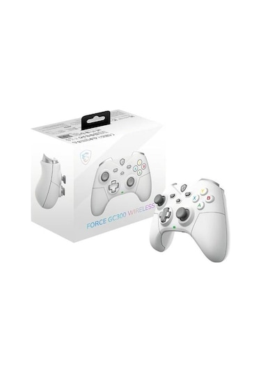 Msı Gg Force Gc300 W Beyaz Oyun Kolu Kablosuz Gamepad-142882