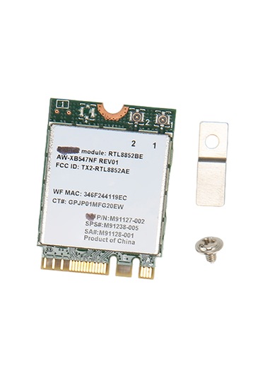 Hombey Rtl8852be M.2 Wifi 6 1800mbps Dahili Kablosuz Kart, 2.4g/5g Çift Frekans, Bluetooth 5.2, Mu-mımo Teknolojisi, Bilgisayar İçin Lenovo/hp Desteği Yok