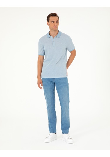 Pierre Cardin Erkek Mavi Jean Pantolon 50285110-vr036 Mavi