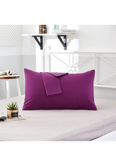 Hfambition Küçük Boy Mavi 48x74 Cm 40 Numara 13372 Dikiş Ev Otel Kullanıma Uygun Dayanıklı Tek Kişilik Yastık Kılıfı 2 Adet Diğer