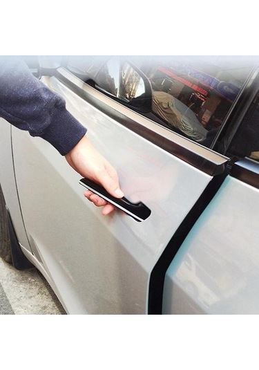 Tesla Model 3 Y 2021+ Aydınlık Tasarım Araba Kapı Kolu Kapağı Döşemesi