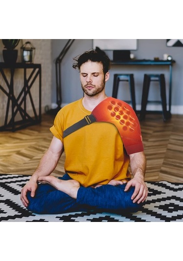 Fochsia Siyah Usb Omuz Isıtmalı Masaj Aleti Ayarlanabilir Sıcaklık Hissi Ev Ritüelinizi Aydınlatır Festival Hediyesi Altın