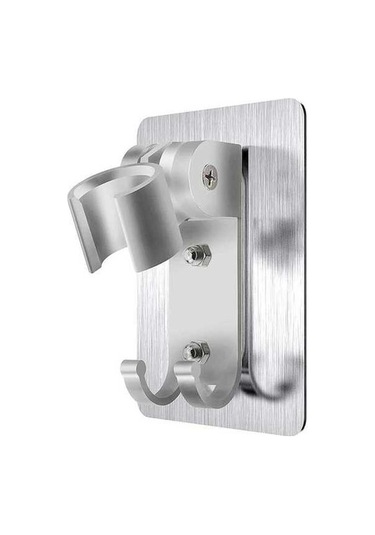 Ulzyvf Yapışkanlı Tutucu, Su Geçirmez Duş Braketi, Duvara Monte Matkapsız Karavan Kancası İçin Ayarlanabilir Alüminyum Askı Başlığı, 2 Adet Diğer