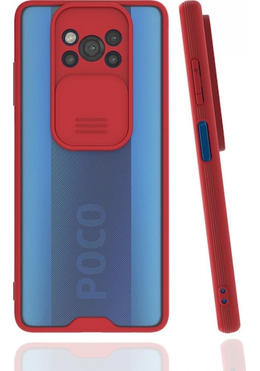 Nettech Xiaomi Poco X3 Nfc Uyumlu Platin Kamera Kızaklı Arka