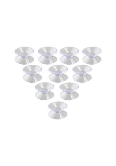 10 Adet Çift Taraflı Cam Vantuzları