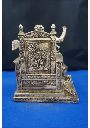 Zeus Ve Hera Mitolojik Heykel 30 Cm Dekoratif Biblo, Ev & Ofis Hediyelik Aksesuar Altın