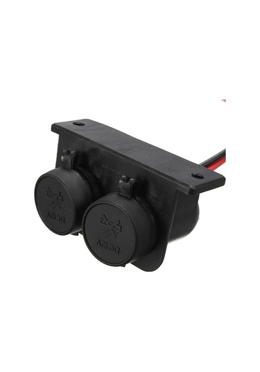 Yingfu Dayanıklı 12v Araba Çift Soketli Çakmak - Suya Dayanıklı Adaptör Diğer