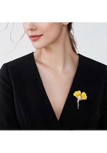 1 Adet Kadın Kristal Yapay Elmas Broşlar Zarif Yaprak Çiçek İğneleri Broş Kostüm Takı Broşlar Hediyeler Çok Renkli