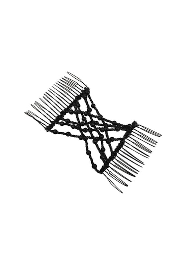 3 Adet Kadın Elastik Sihirli Dıy Vintage Kafa Bandı Moda Saç Makinesi Topuz Saç Tarakları Metal Tokalar Saç Aksesuarları Siyah Çok Renkli