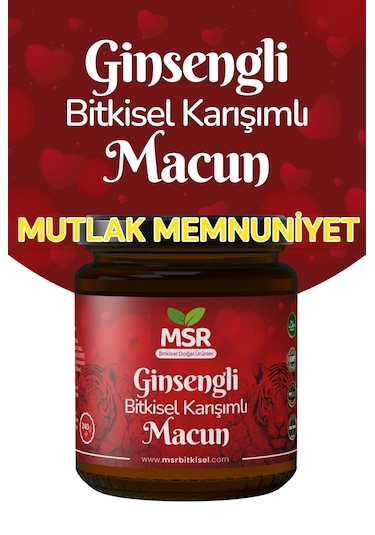 Msr Bitkisel Performans Güç Kuvvet1 Macunu Bitkisel Macun