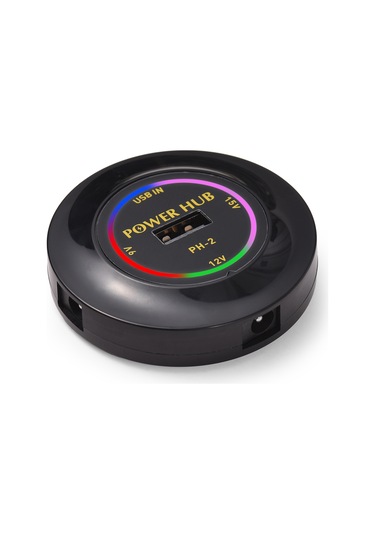 Ruicoo Gitar Pedalı Güç Kaynağı 3 Kanal 9v/12v/15v Düşük Gürültü Usb Şarj Özelliği Kompakt Tasarım