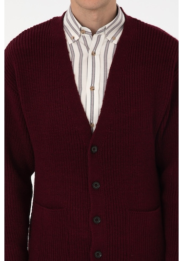 U.s. Polo Assn. Erkek Plum Hırka Triko 50314960-vr177 New Plum