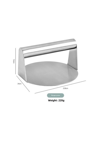 Hombey Ev Kullanıma El İşlemli Çelik Burger Press: Dairesel-kare Köfte Ve Hamur Pres Aleti - Toptan Stok