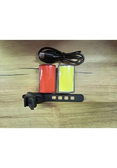 Forte Gt 6319 Bisiklet Ön Işık 250 Lümen Lityum Pilli Usb Şarjlı Yüksek Güçlü Far Beyaz