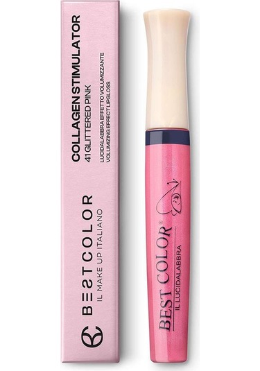 Best Color Collagen Stimulator Volumizing 41 Gül Yaprağı Dudak Parlatıcısı 41 Rosy Glares