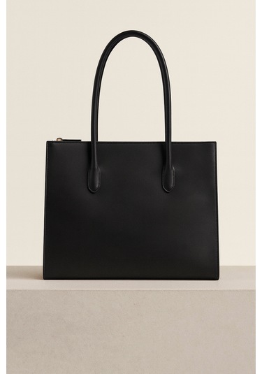 Hmo Store Urban Black Minimal Premium Omuz Çantası Siyah