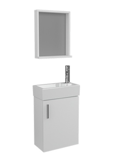 Ece Banyo Slim Smart 45 Cm Banyo Dolabı Seti 22Sss001045E