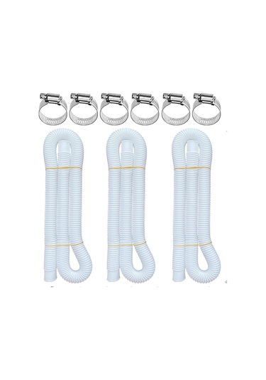 Havuz Hortumları, Intex Pompa Modeli 607, 637 İçin 6 Metal Kelepçe İle Birlikte