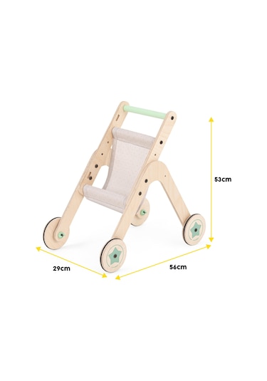 Trio Stroller Yürüteç - Oyuncak Bebek Arabası