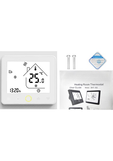 Lemestar Beyaz Su Vantilatörü Akıllı Sıcaklık Kontrol Cihazı Bht-002-ga Modelleri Ev Isıtma Termostatı