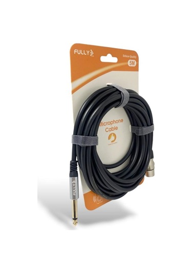 Fully Xlr Dişi-6.3mm Gitar Erkek Jaklı Kablo 5metre