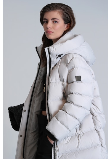 Lufian Olıvıa Kaz Tüyü Kadın Mont Taş Taş 122120034100190 Taş