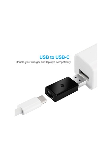 Konesam Ts-tc004 Usb 3.0 Erkekden Type-c Dişiye Adaptörü, Hızlı Veri Transferi Ve Şarj, Abs Malzeme, Siyah, Plug & Play
