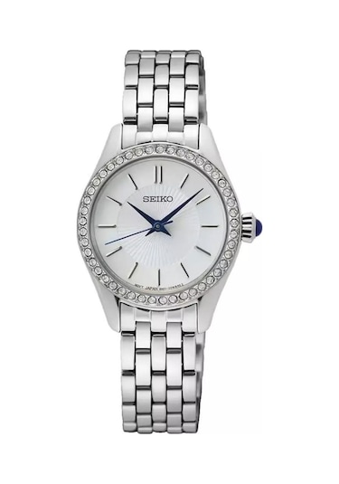 Seiko Sur539p1 Bombeli Hardlex Cam 10 Atm Kadın Kol Saati Renkli