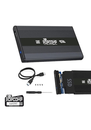 Ropcomp 2.5" Usb 3.1 Gen1 Sata Harici Ssd Kutusu Alüminyum