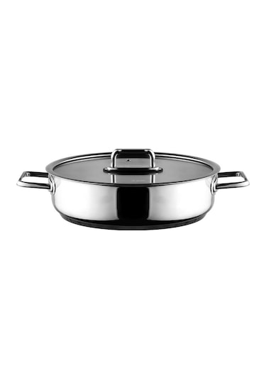 Aryıldız Colombus Basık Tencere 26 Cm 248393 Gümüş