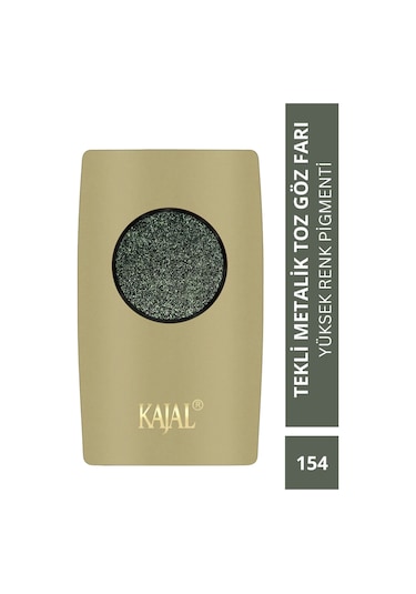 Kajal Metalik Işıltılı Toz Göz Farı Eyeshadow No:154