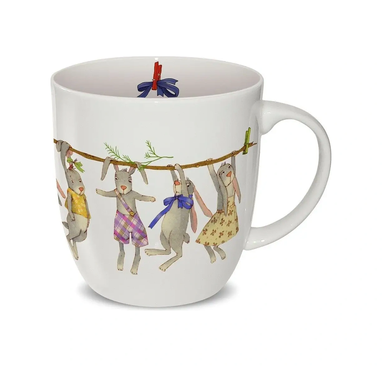 Priority. Porselen Çay Kupası Tavşanların Sıkıntıları 1 Adet 12988321 Beyaz